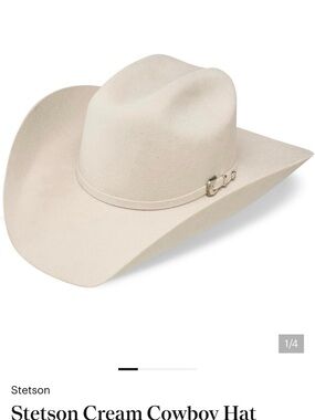 Stetson Off-White Western Cowboy Hat
